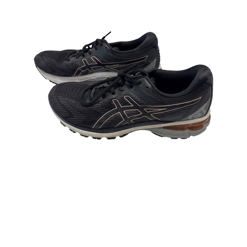 ASICS GT-2000 8 Women’s Size 10.5 Black Rose Gold Running Shoes 1012A591